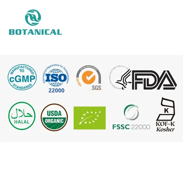 Botanical Cube Inc. Certifications